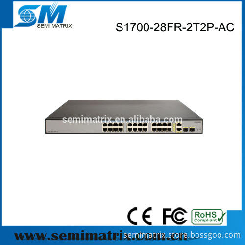 S1700 Series Enterprise Etherent Switches S1700-28FR-2T2P-AC